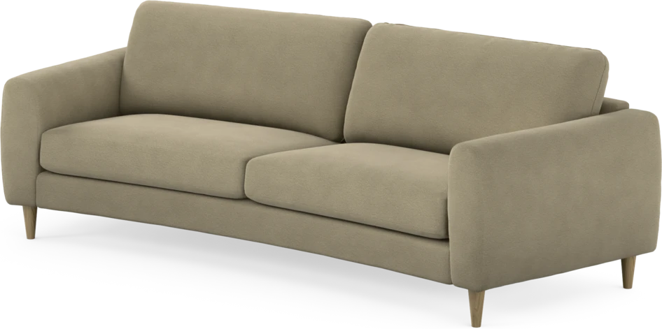 Bridge - 3-sits soffa svängd - Beige