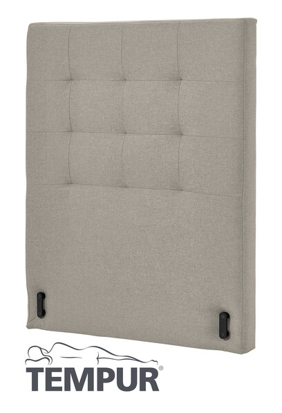 Promise rutig - Sänggavel, 80-210 cm - Beige