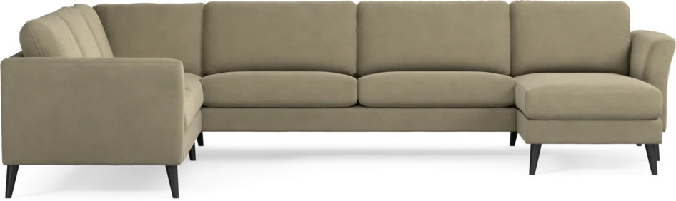 Bridge - Hörnsoffa, 2+3-sits med schäslong höger - Beige