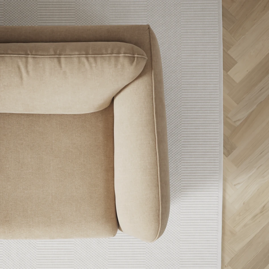Madison Lux - Hörnsoffa med schäslong höger - Beige