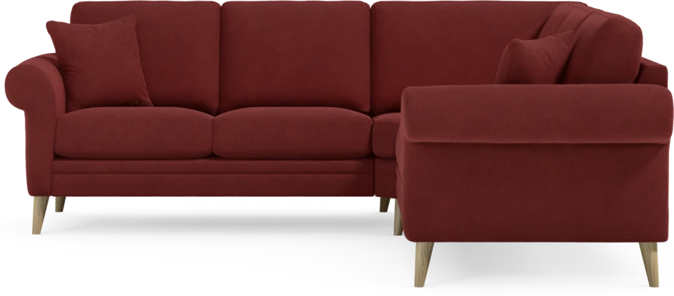 Eden - Hörnsoffa, 2+2-sits - Röd