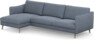 Madison Lux - 3-sits soffa med schäslong vänster - Blå