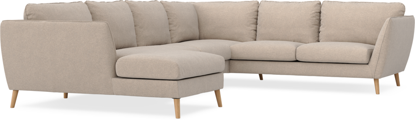Madison Lux - Hörnsoffa med schäslong vänster - Beige