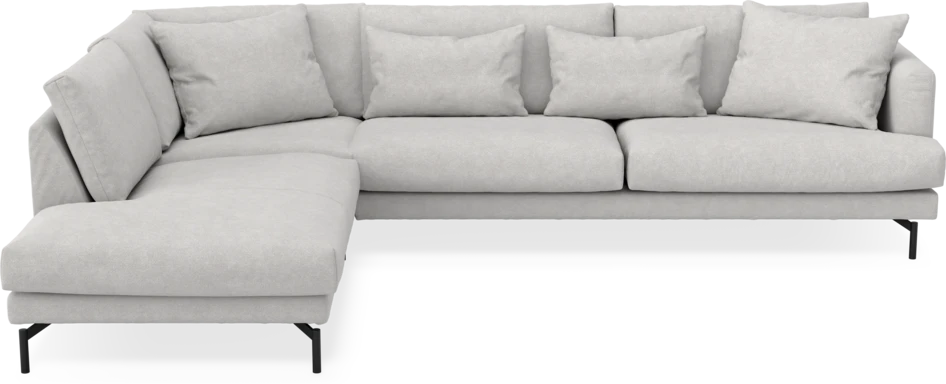 Harper - 3-sits soffa med divan vänster - Grå