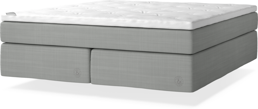 Cape Farewell Comfort - Kontinentalsäng, dubbelsäng med svävande utseende - Grå