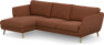 Madison Lux - 2-sits soffa med schäslong vänster - Röd