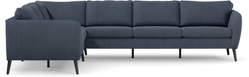 County - Hörnsoffa, 2+3-sits - Blå