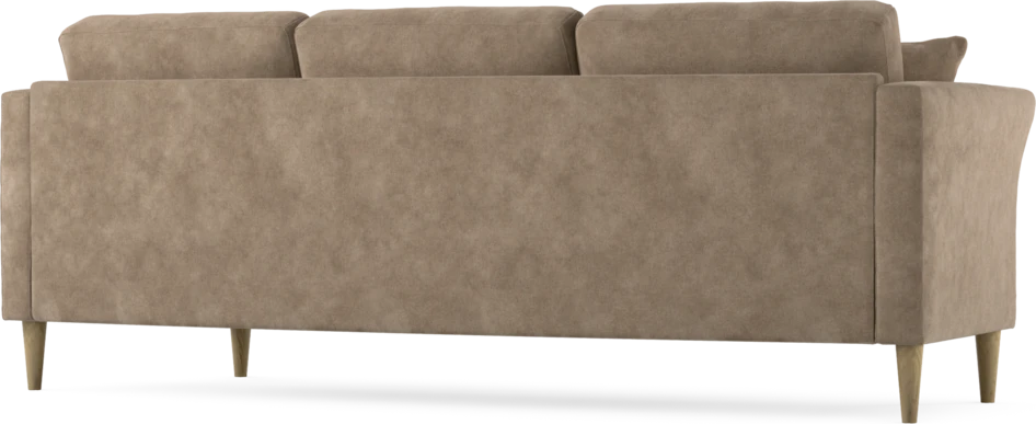Eden - 3-sits soffa svängd - Beige