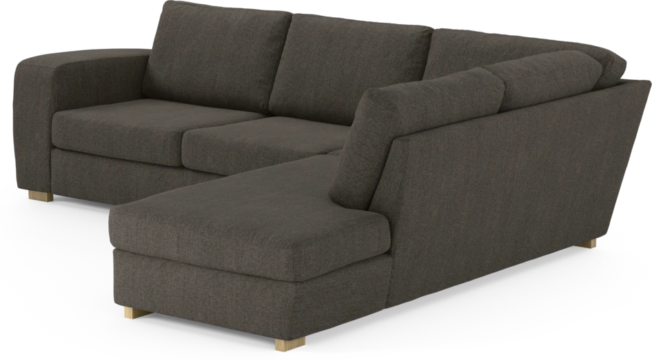 Friday - 2,5-sits soffa med divan höger - Brun