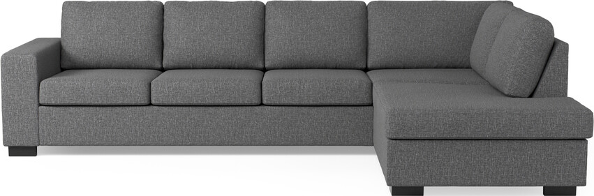 Nevada - 3-sits soffa med divan höger - Grå