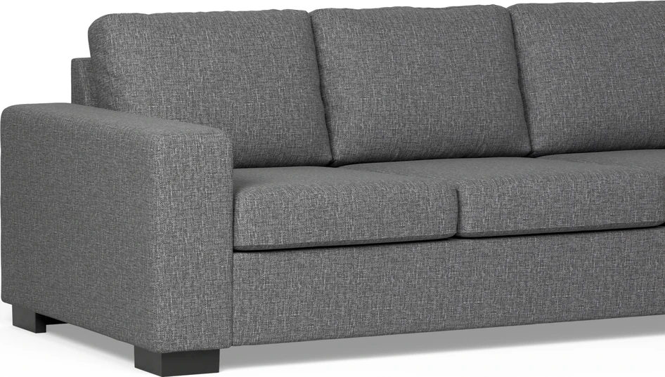 Nevada - 3-sits soffa med divan höger - Grå
