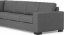 Nevada - 3-sits soffa med divan vänster - Grå
