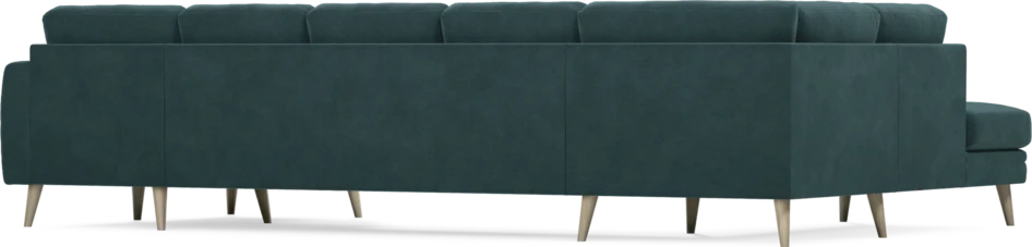 Eden - 3-sits soffa med divan vänster och schäslong höger - Blå