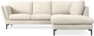 Madison - 2-sits soffa med divan höger - Vit