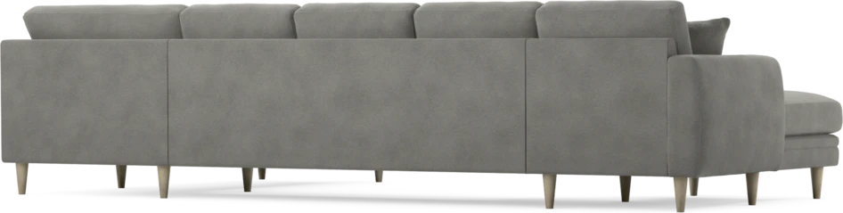 Eden - 3-sits soffa med schäslong vänster och divan höger - Grå