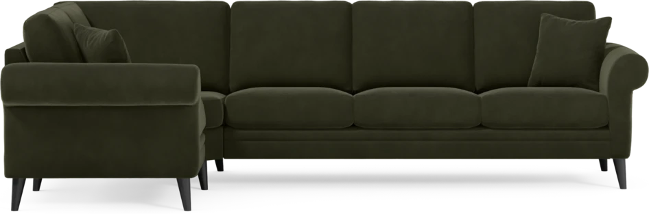 Eden - Hörnsoffa, 1+3-sits - Grön
