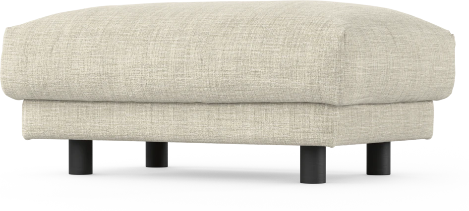 Cherrie - Fotpall 110, fast klädsel - Beige