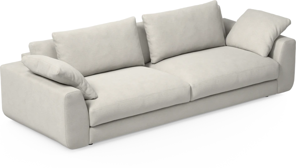 Amie - 4-sits soffa - Vit