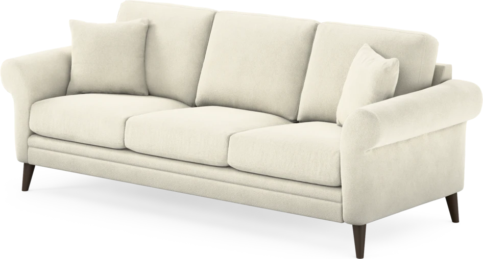 Eden - 3-sits soffa - Vit