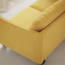 Madison Lux - 2-sits soffa med schäslong vänster - Gul