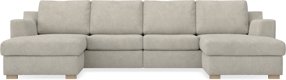 Friday - 2-sits soffa med två schäslonger - Beige
