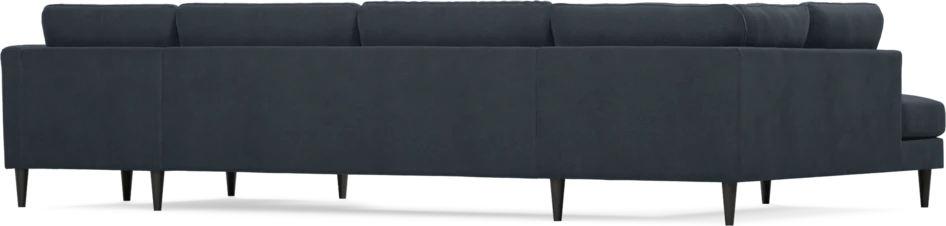 Bridge - 3-sits soffa med divan vänster och schäslong höger - Blå