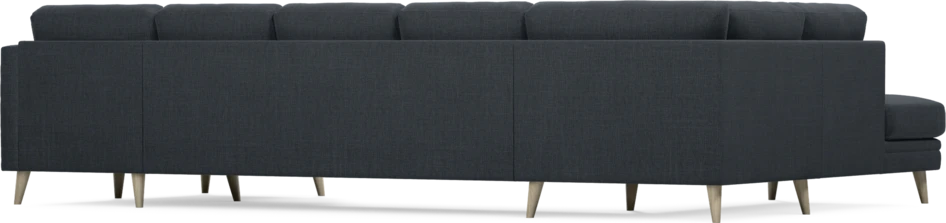 Eden - 3-sits soffa med divan vänster och schäslong höger - Blå
