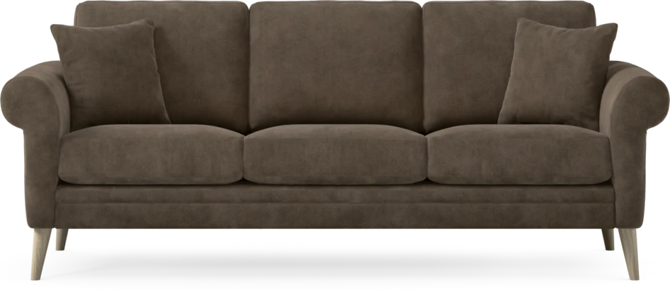 Eden - 3-sits soffa - Brun