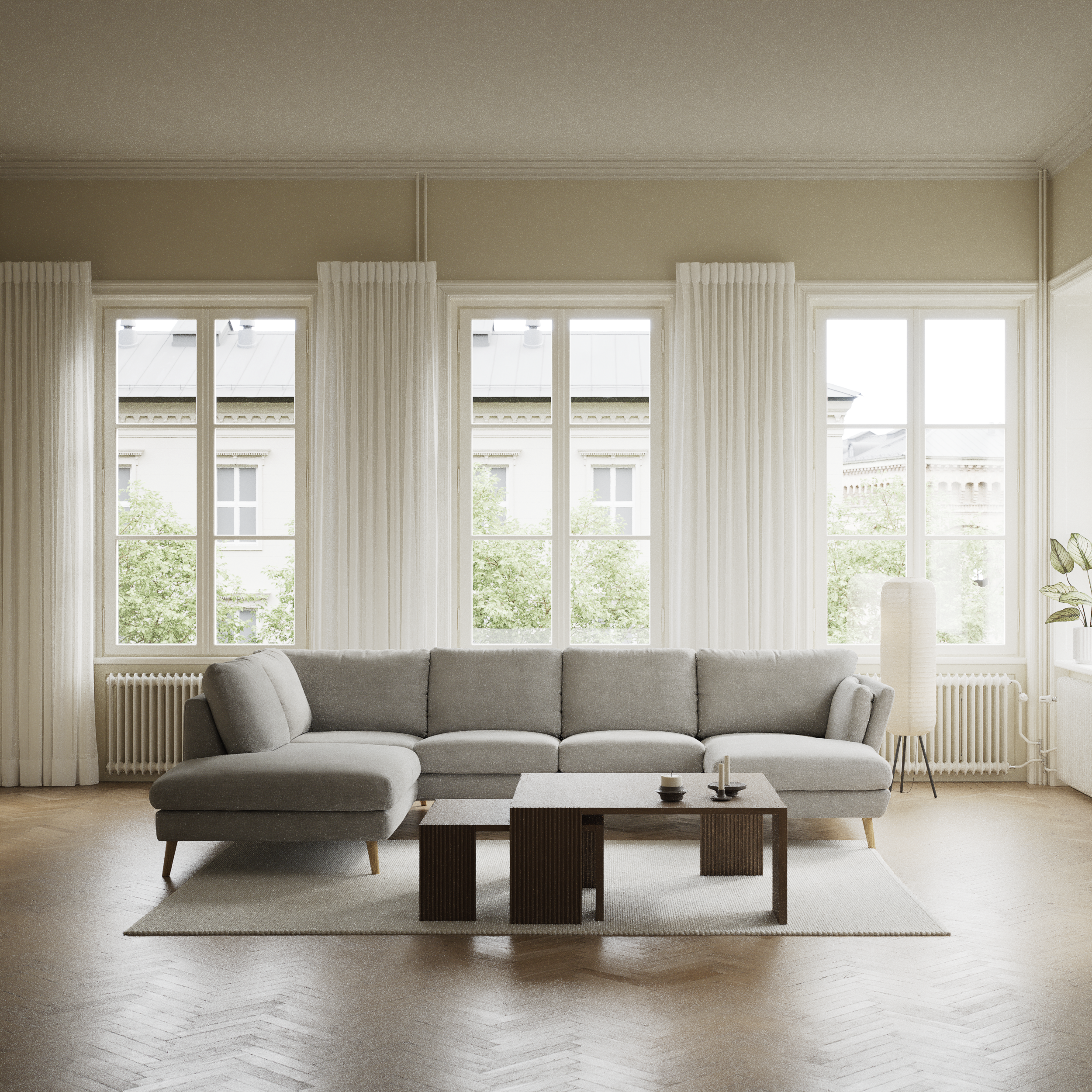 Madison Lux - 2-sits soffa med divan vänster och schäslong höger - inspiration