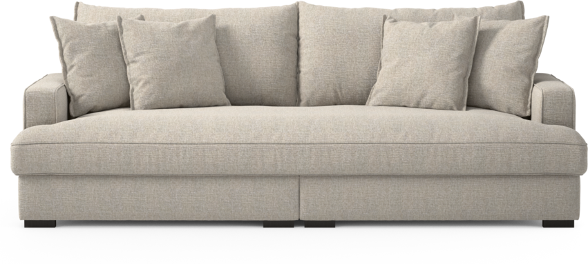 Rossi - 3-sits soffa, hel dyna - Beige