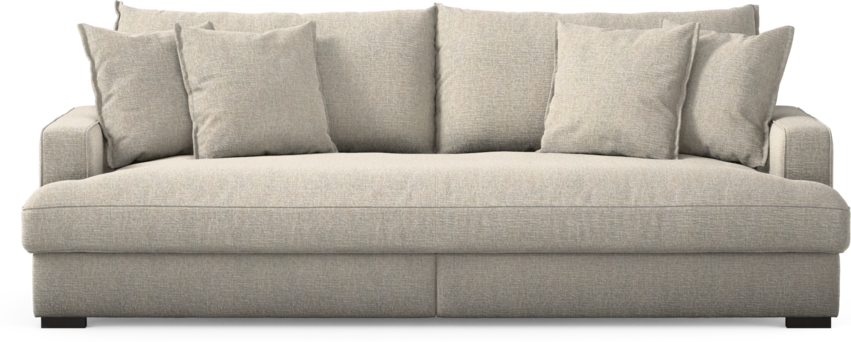 Rossi - 3-sits soffa, hel dyna - Beige