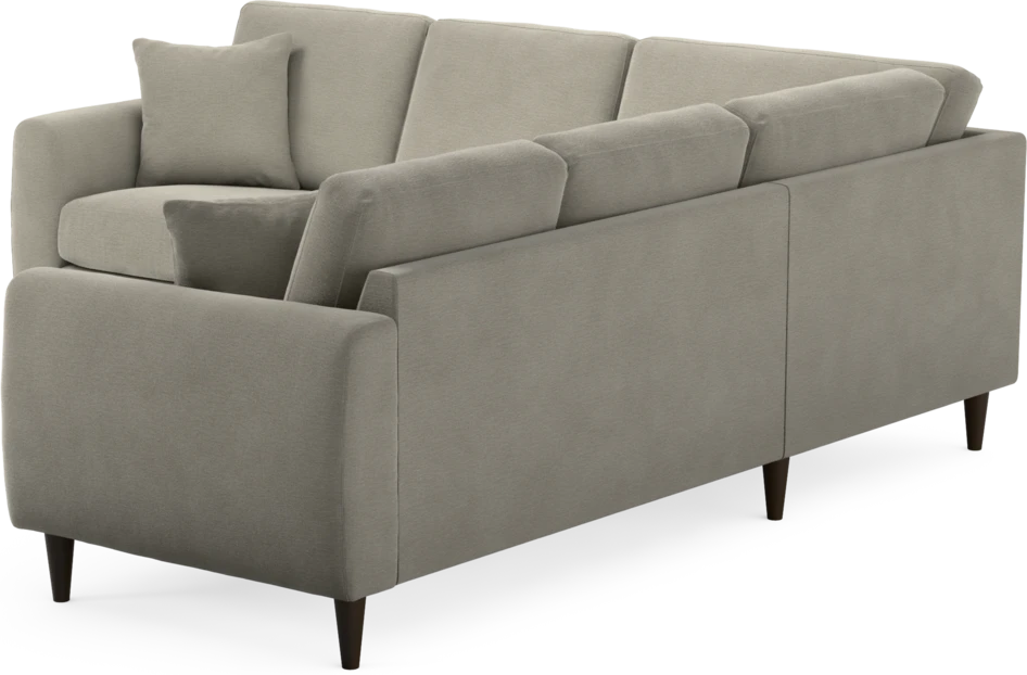 Eden - Hörnsoffa, 2+2-sits - Brun