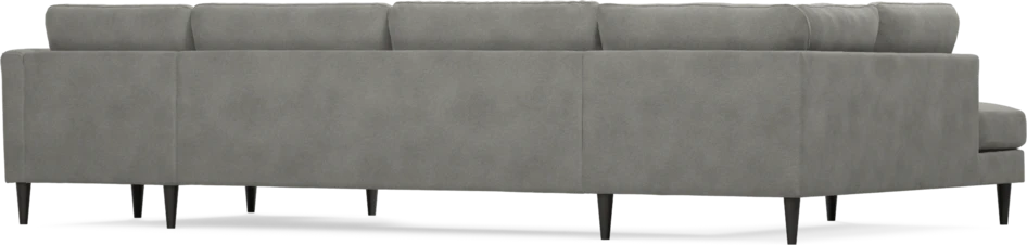 Bridge - 3-sits soffa med divan vänster och schäslong höger - Grå
