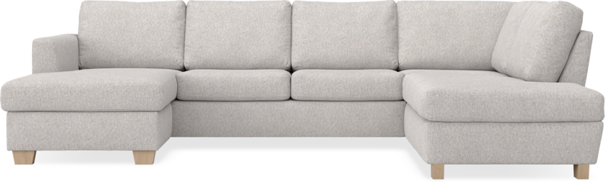 Friday - 3-sits soffa med schäslong vänster och divan höger - Grå