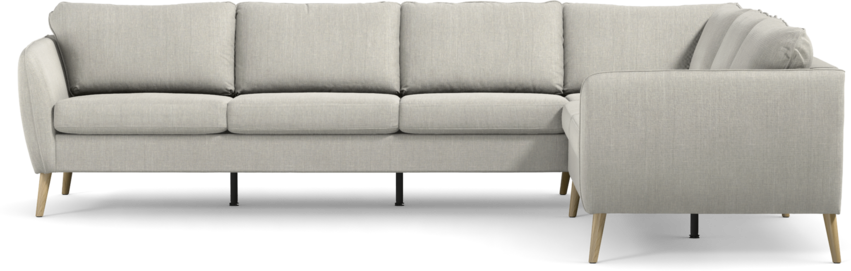 County - Hörnsoffa, 3+2-sits - Grå