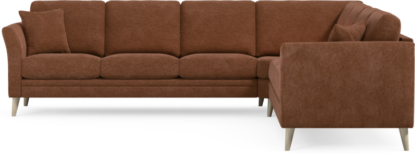 Eden - Hörnsoffa, 3+3-sits - Orange