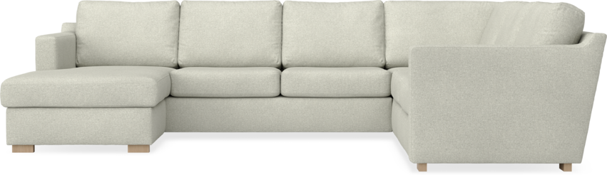 Friday - Hörnsoffa, 3+2-sits med schäslong vänster - Beige