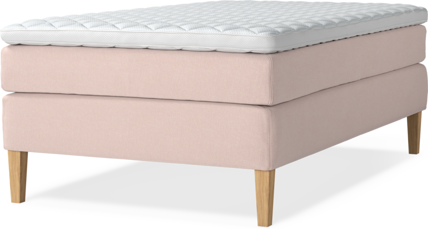 Delux Sense - Kontinentalsäng, enkelsäng 120 cm med bäddmadrass