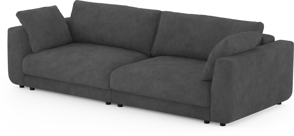Amie - Bäddsoffa 4-sits - Grå