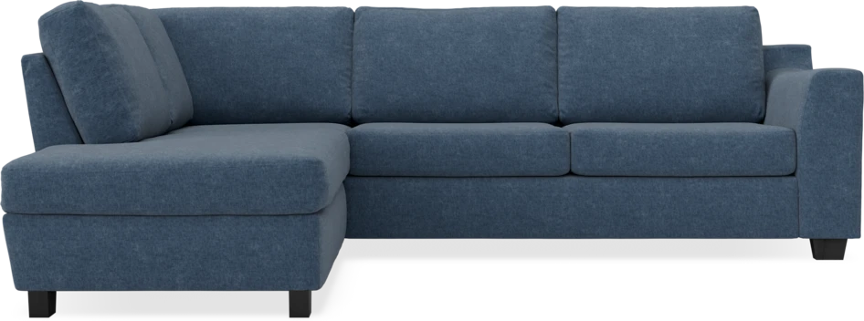 Friday - 2,5-sits soffa med divan vänster - Blå