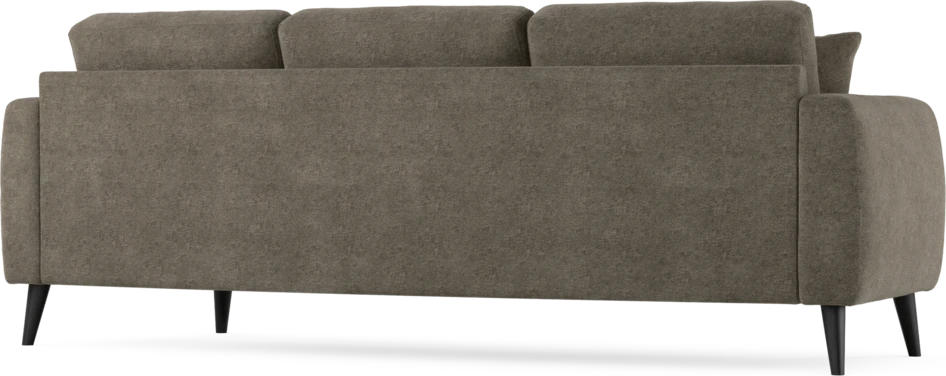 Eden - 3-sits soffa svängd - Brun