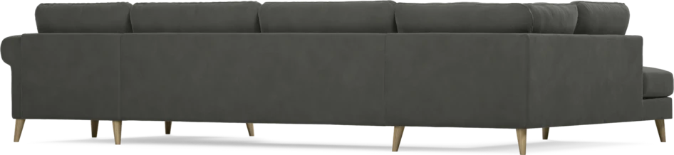 Bridge - 3-sits soffa med divan vänster och schäslong höger - Grå