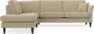 Eden - 2,5-sits soffa med divan - Beige