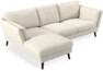 Madison Lux - 2-sits soffa med schäslong vänster - Vit