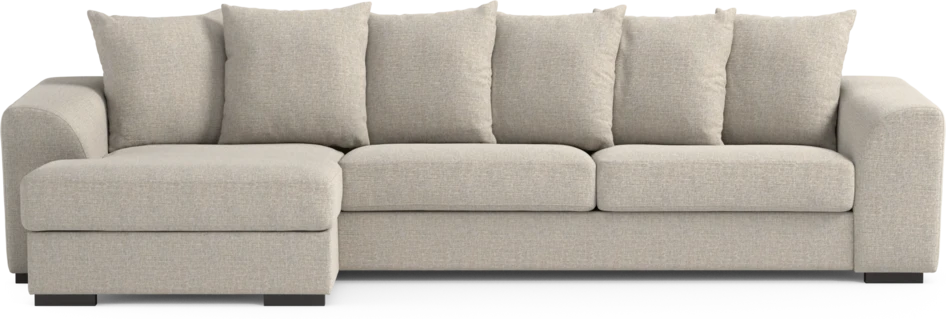 Town - 3-sits soffa med schäslong vänster - Beige