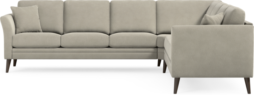 Eden - Hörnsoffa, 3+3-sits - Brun