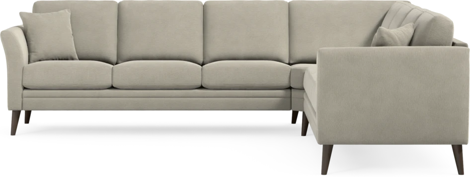Eden - Hörnsoffa, 3+3-sits - Brun