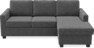 Nevada - 3-sits soffa med flyttbar schäslong - Grå