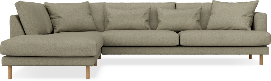 Harper - 3-sits soffa med divan vänster - Beige