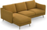 Madison Lux - 2-sits soffa med schäslong vänster - Gul